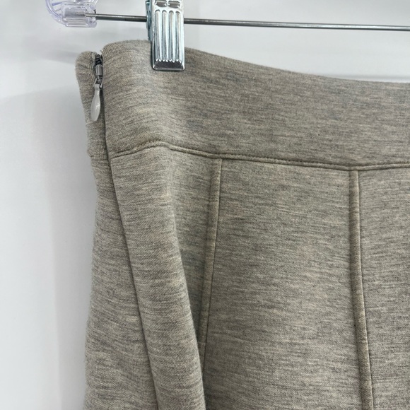 Maeve Anthropologie‎ Skirt Women’s 10 Heathered Gray Flare Midi Stretch - Picture 5 of 8